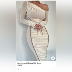 Buttercream Monika Midi Dress